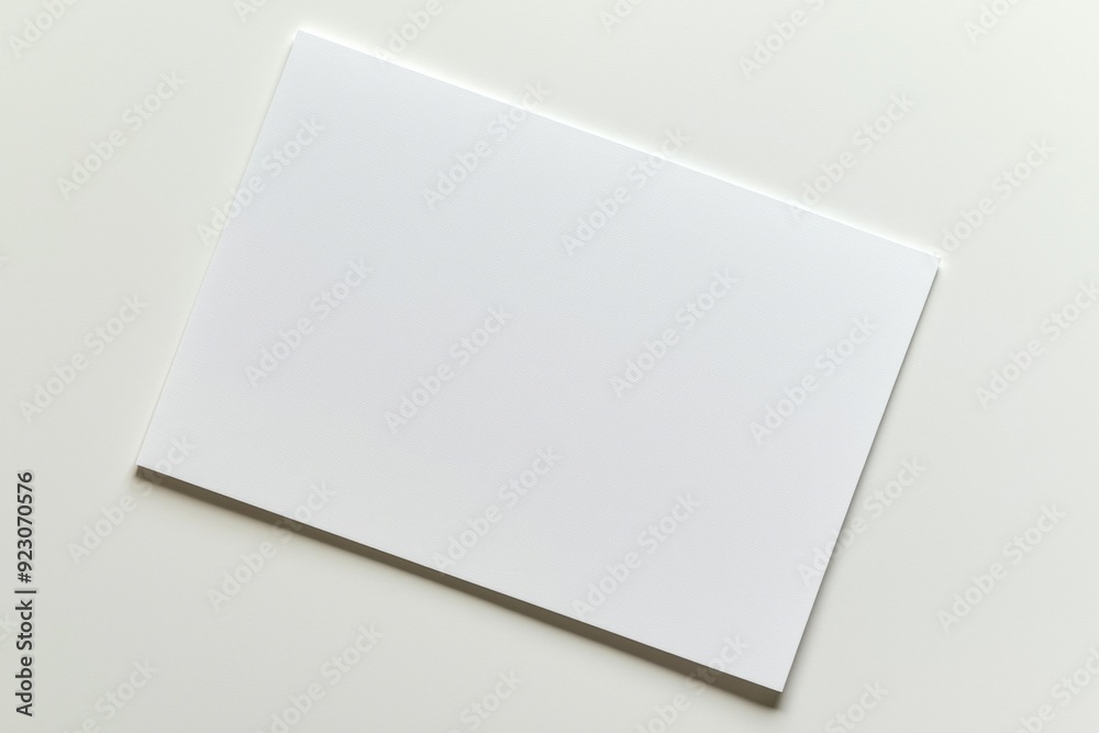 Blank A4 Paper Mockup on Isolated Background created with Generative AI Blank A4 Paper Mockup on Isolated Background created with Generative AI