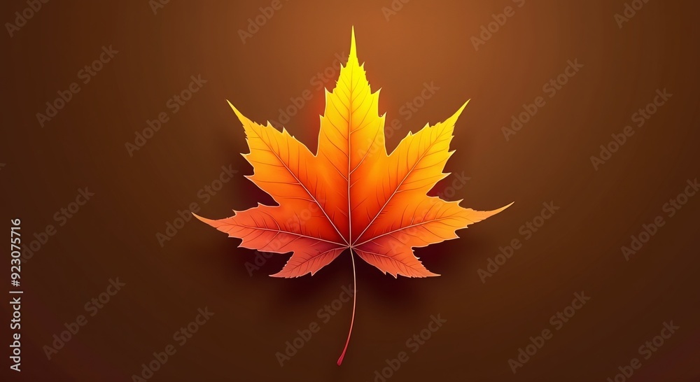 Vibrant autumn leaf, detailed textures, warm colors, symbolic of change, ideal for seasonal marketing, educational use, offers emotional connection. Vibrant autumn leaf, detailed textures, warm colors, symbolic of change, ideal for seasonal marketing, educational use, offers emotional connection.