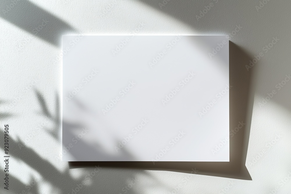 Blank A4 Paper Mockup on Isolated Background created with Generative AI Blank A4 Paper Mockup on Isolated Background created with Generative AI