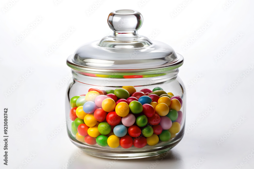 Rainbow Delights: A crystal-clear jar brimming with a vibrant assortment of colorful candies, a sweet treat for the eyes and the sweet tooth. Rainbow Delights: A crystal-clear jar brimming with a vibrant assortment of colorful candies, a sweet treat for the eyes and the sweet tooth.