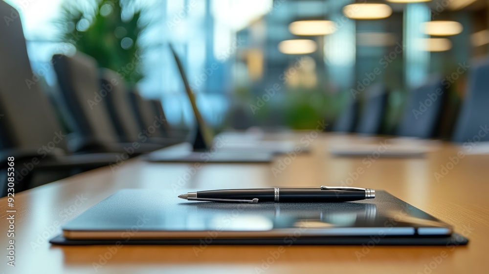 A Pen and Pad Ready for a Meeting A Pen and Pad Ready for a Meeting