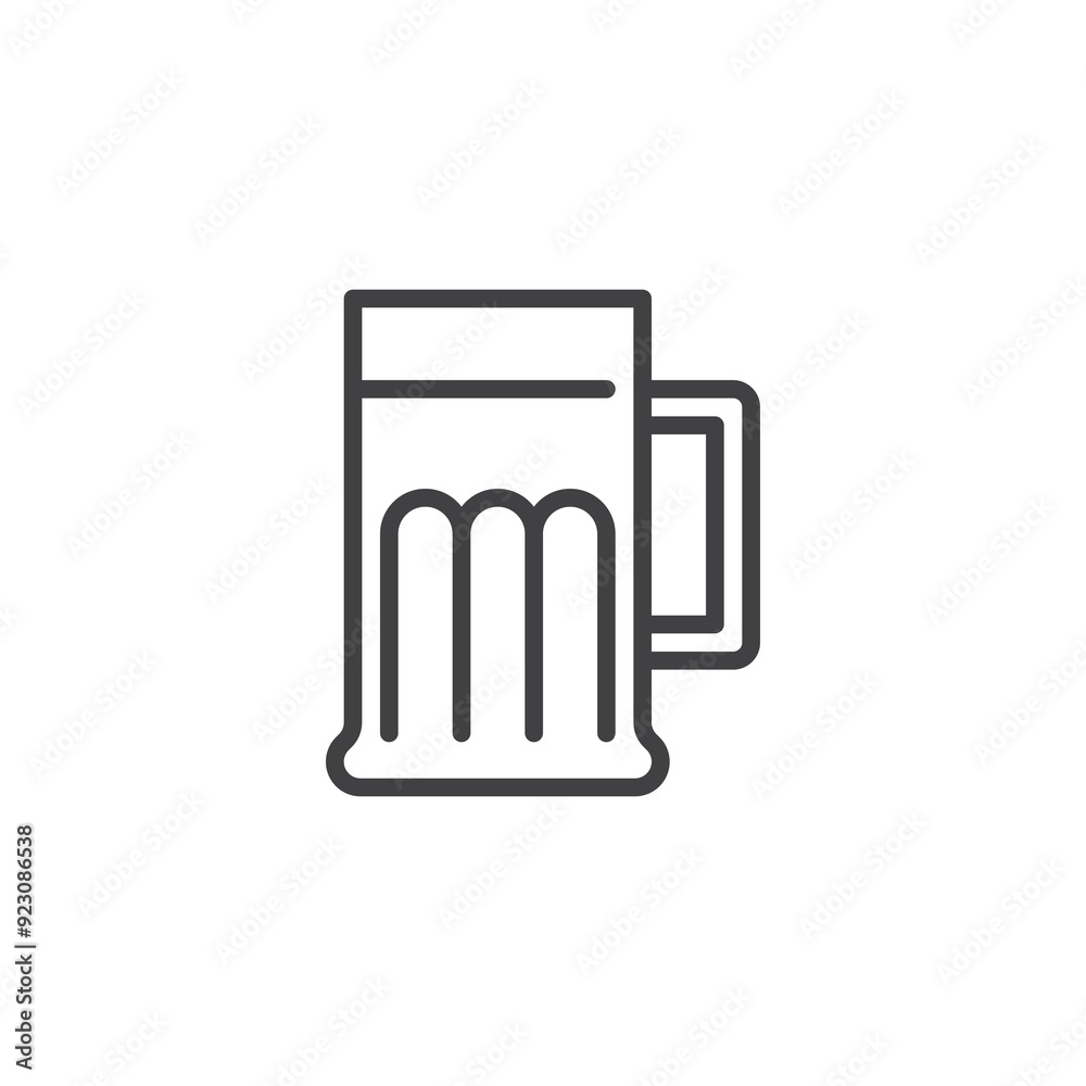 Beer Mug line icon Beer Mug line icon