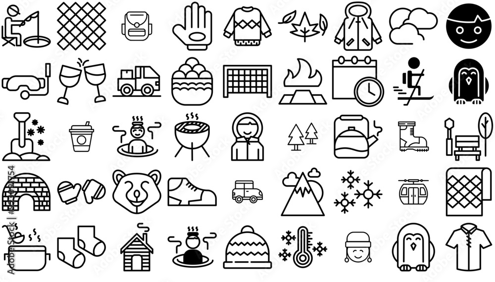 Mega Set Of Vector Winters Icons Web Header Banner Design Containing Drink,Clothing,Winter,Fashion,Food Simple Black Style Symbol Sign For Apps And Website, Vector Illustration Mega Set Of Vector Winters Icons Web Header Banner Design Containing Drink,Clothing,Winter,Fashion,Food Simple Black Style Symbol Sign For Apps And Website, Vector Illustration