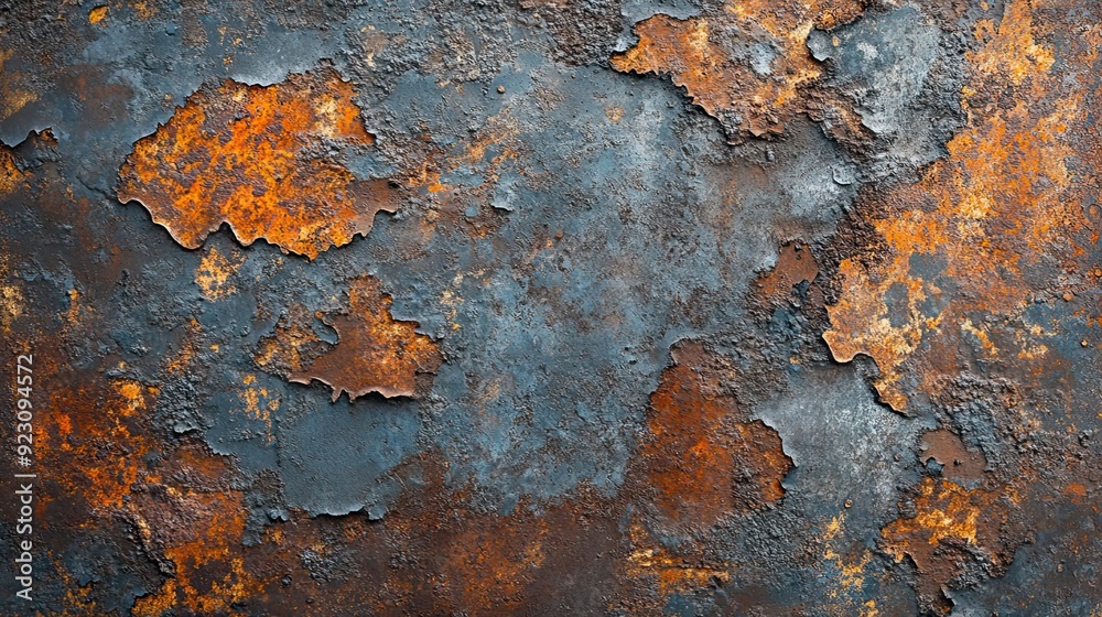 Rusty Metal Surface with Peeling Paint Rusty Metal Surface with Peeling Paint