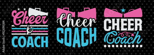 Cheer Coach SVG Cheerleading Cheer Life Bundle Cheer Team Cheer Quote Design PET 00651