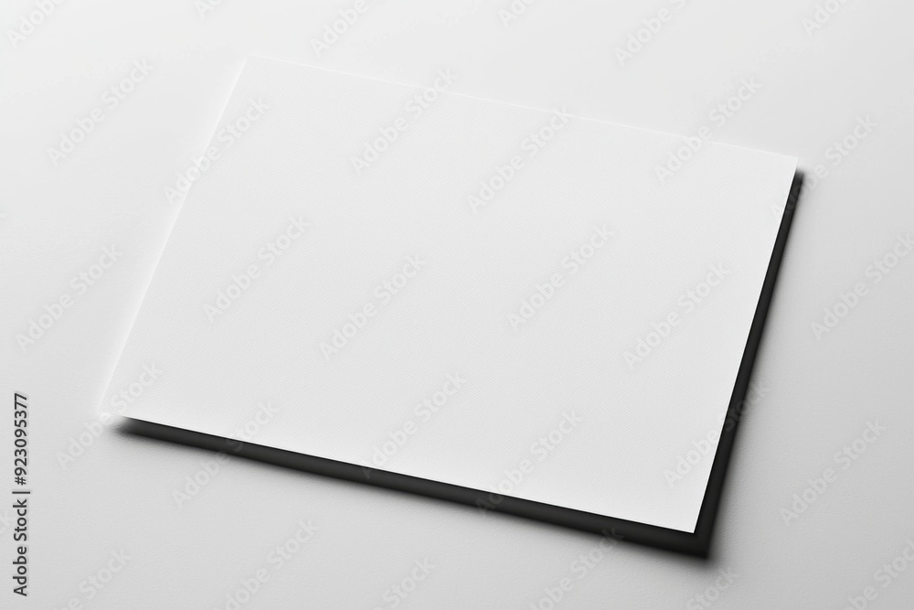 Blank A4 Paper Mockup on Isolated Background created with Generative AI Blank A4 Paper Mockup on Isolated Background created with Generative AI