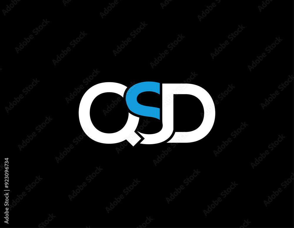 Fototapeta premium qsd logo
