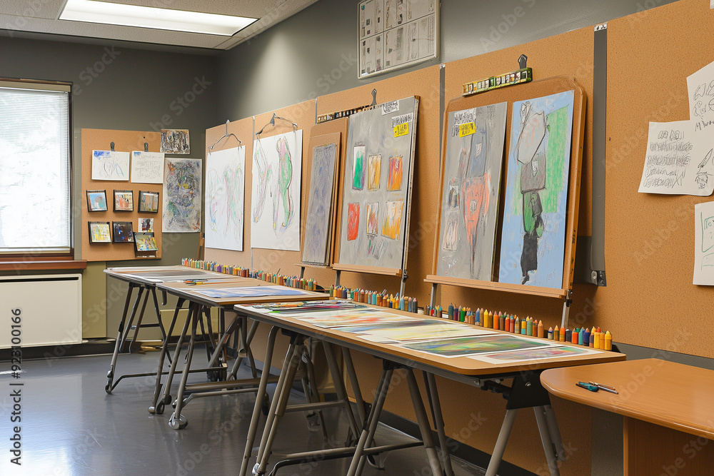 Art Instruction Display: Informative Poster in a Classroom Setting Art Instruction Display: Informative Poster in a Classroom Setting