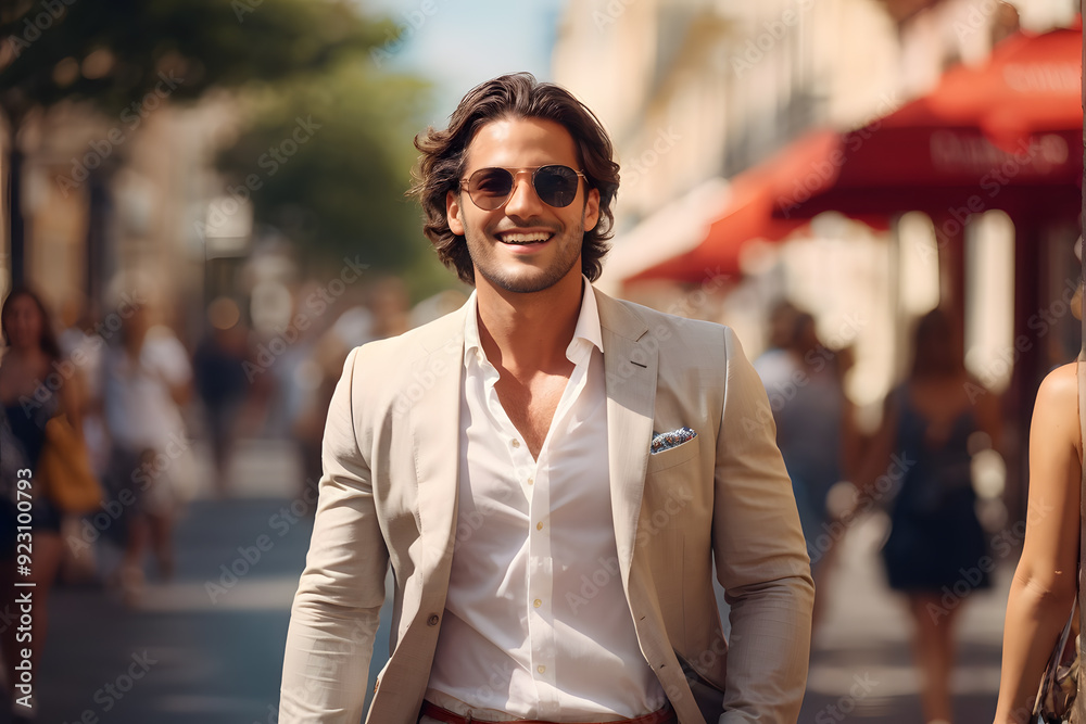 Obraz premium A man in a suit
