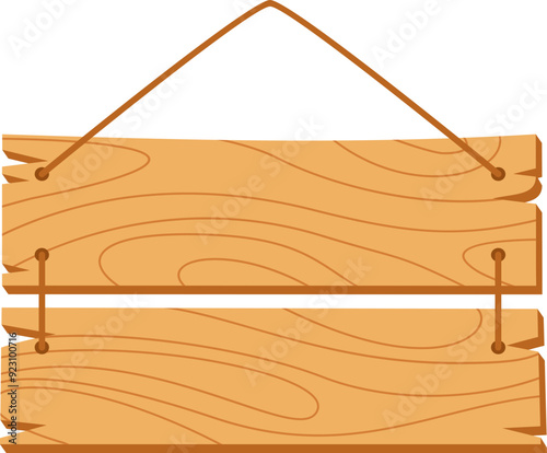 Wood Sign Illustration