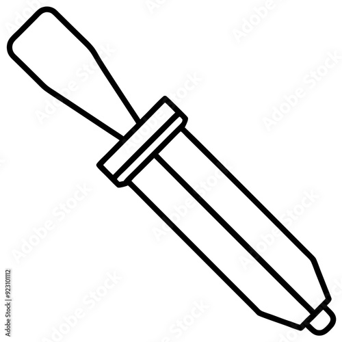 Chisel art vector illustration