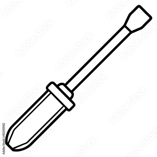 Chisel art vector illustration