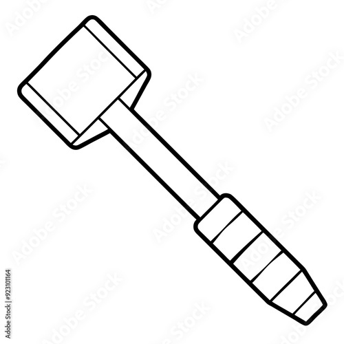 Chisel art vector illustration