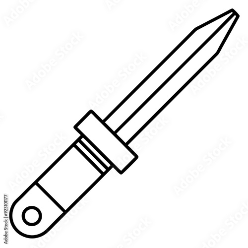 Chisel art vector illustration
