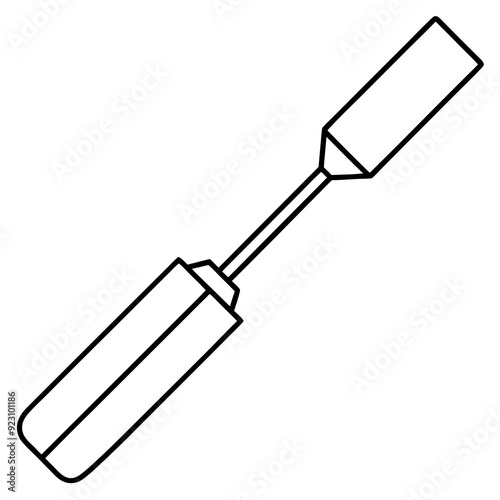 Chisel art vector illustration