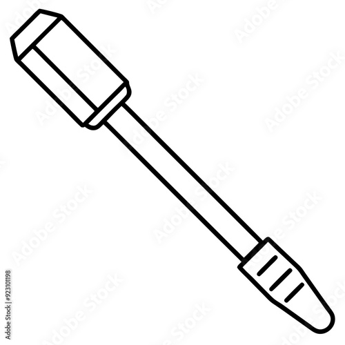 Chisel art vector illustration