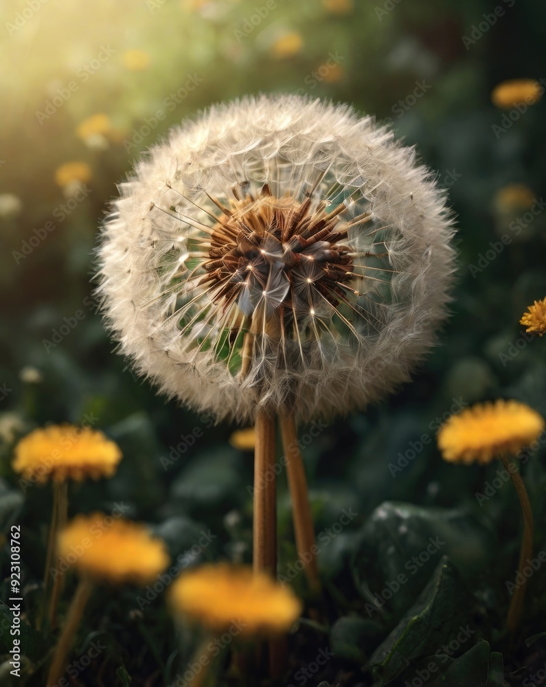 Close up of blooming yellow dandelion flowers in garden on spring time. Detail of bright common dandelions in meadow at springtime. Used as a medical herb and food ingredient. Close up of blooming yellow dandelion flowers in garden on spring time. Detail of bright common dandelions in meadow at springtime. Used as a medical herb and food ingredient.