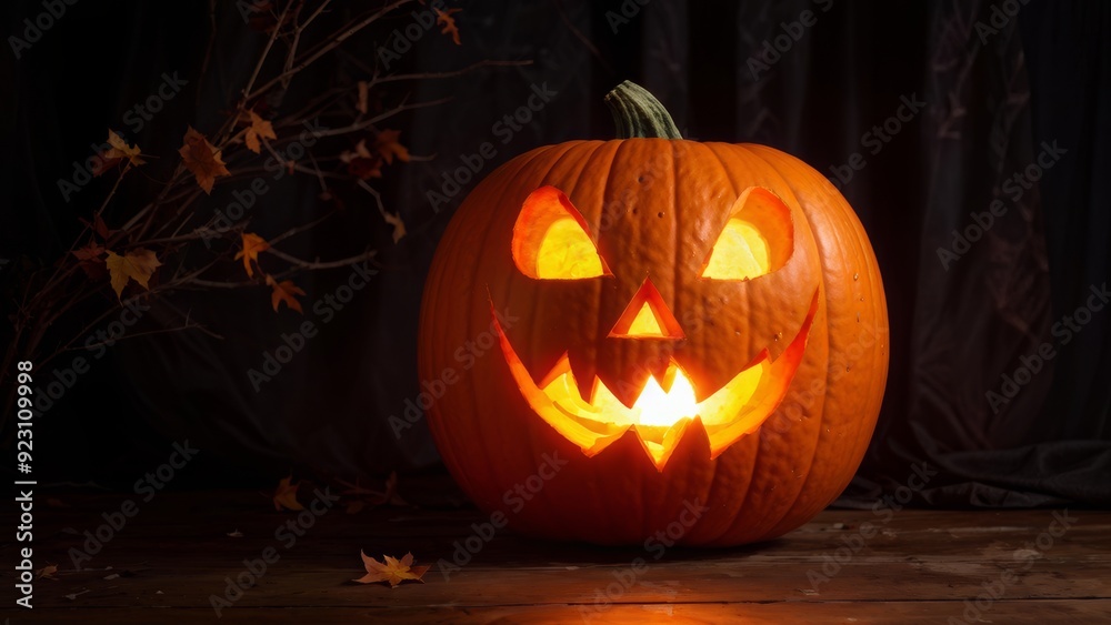 Fototapeta premium halloween jack o lantern