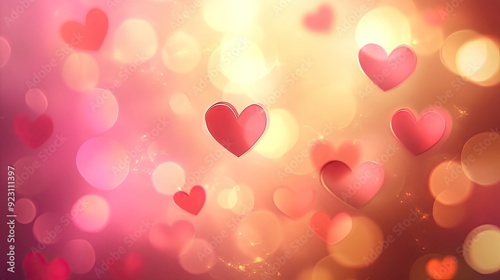 Blurred Valentine's Day background with soft pink and red tones, featuring subtle heart shapes and bokeh effects in EPS 10 vector design. Blurred Valentine's Day background with soft pink and red tones, featuring subtle heart shapes and bokeh effects in EPS 10 vector design.