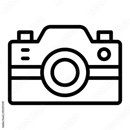 Camera Vector Line Icon Design