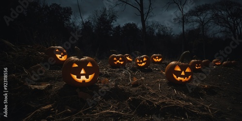 Halloween pumpkins photo