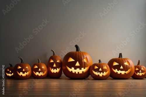 Halloween pumpkins photo