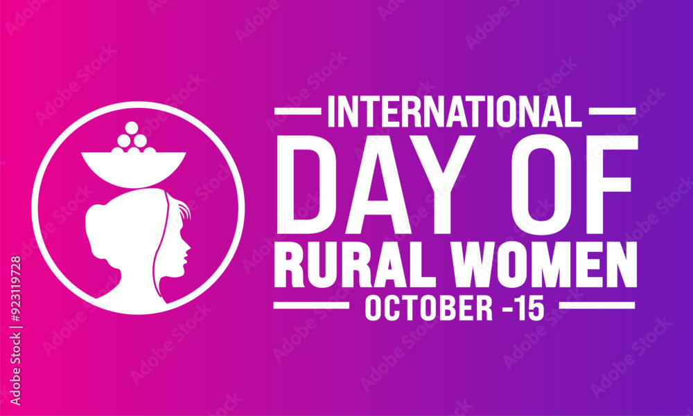 October is International Day of Rural Women . Holiday concept. Template Suitable for greeting card ,background, banner, card, poster with text inscription. cities day illustration Vector October is International Day of Rural Women . Holiday concept. Template Suitable for greeting card ,background, banner, card, poster with text inscription. cities day illustration Vector