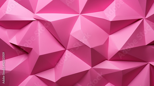 Colorful geometric pink background