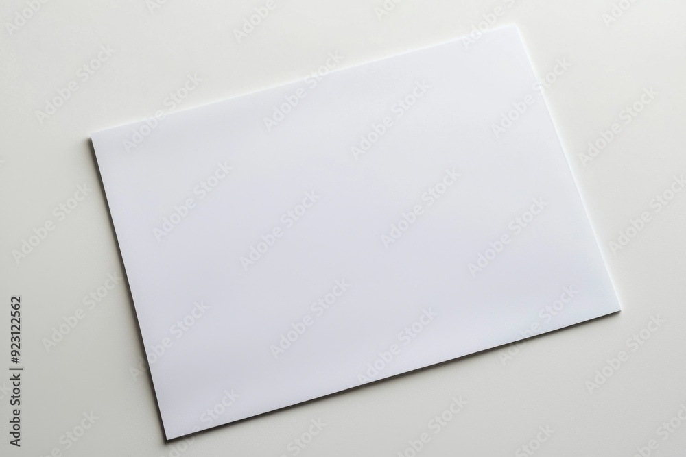 Blank A4 Paper Mockup on Isolated Background created with Generative AI Blank A4 Paper Mockup on Isolated Background created with Generative AI