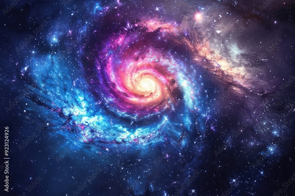 Colorful space spiral galaxy cloud nebula. Universe science astronomy. Supernova background wallpaper. Colorful space spiral galaxy cloud nebula. Universe science astronomy. Supernova background wallpaper.