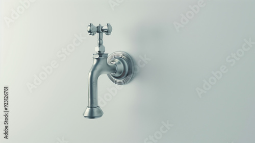 water tap, faucet, modern, ptmt, plastic faucet. Mixer water 3D model. Faucet 3d render. Water tap 3d image