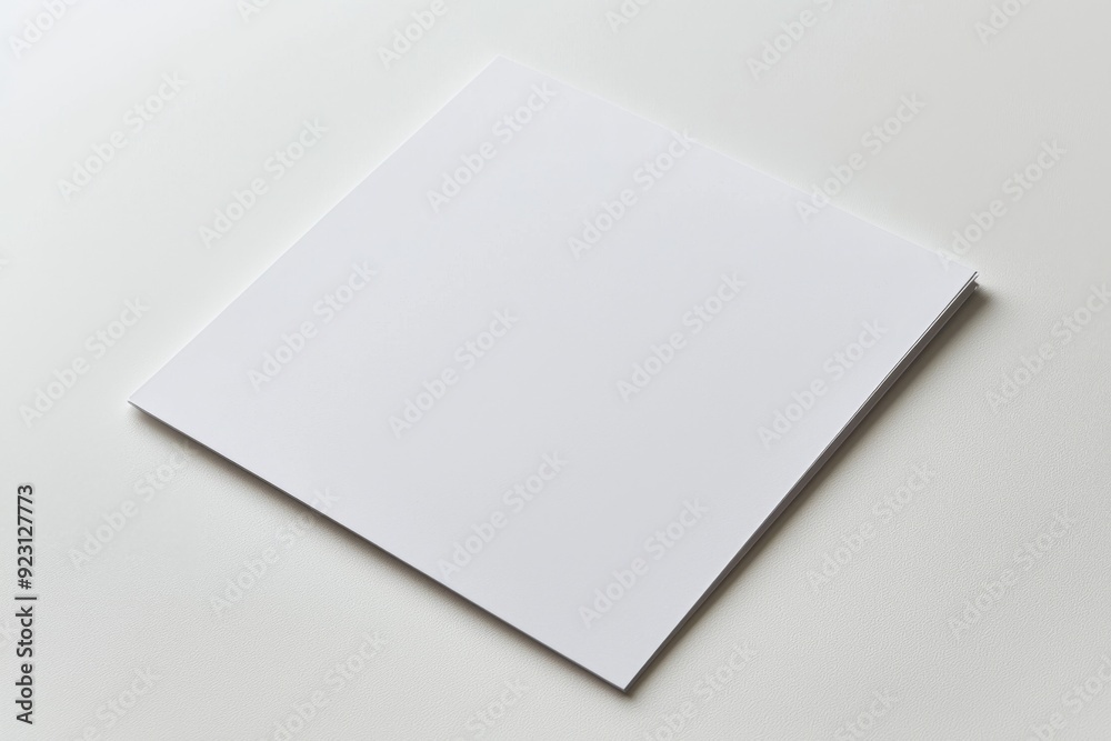 Blank A4 Paper Mockup on Isolated Background created with Generative AI Blank A4 Paper Mockup on Isolated Background created with Generative AI