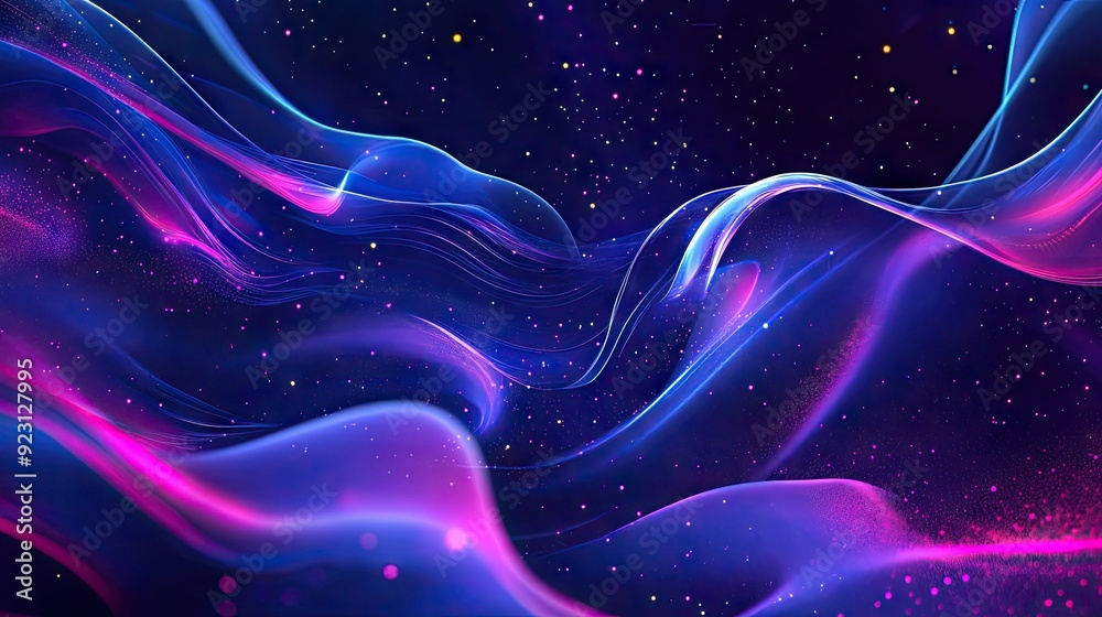 Sleek and modern design featuring glowing particles and dynamic liquid flow. Ideal for Eps10 vector illustrations, perfect for trendy fluid covers. Sleek and modern design featuring glowing particles and dynamic liquid flow. Ideal for Eps10 vector illustrations, perfect for trendy fluid covers.