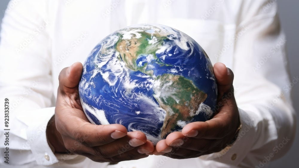 hands holding globe hands holding globe