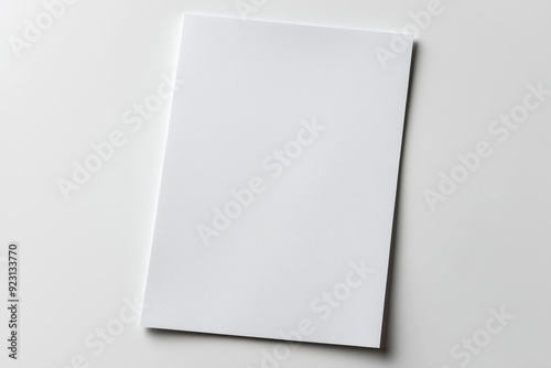 Blank A4 Paper Mockup on Isolated Background created with Generative AI