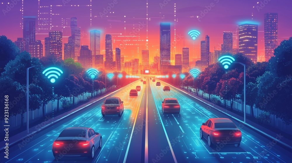 Smart City with IoT Automated Traffic Management and Modern Infrastructure Smart City with IoT Automated Traffic Management and Modern Infrastructure