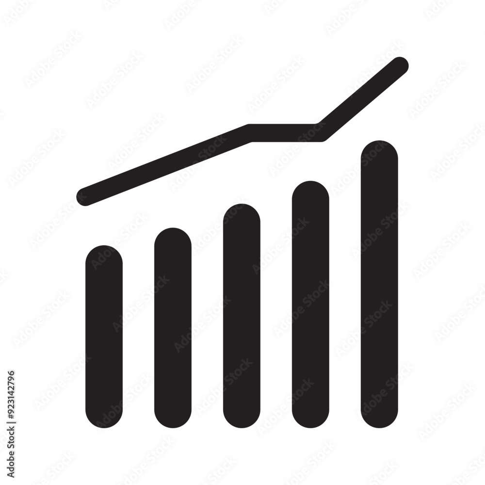 Growth editable stroke and solid web icon set. Vector illustration Growth editable stroke and solid web icon set. Vector illustration