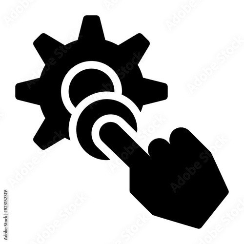 controlling, control, setting, configuration, preferences, setup solid or glyph icon