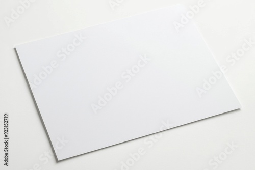 Blank A4 Paper Mockup on Isolated Background created with Generative AI