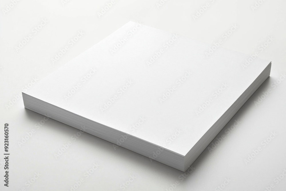 Blank A4 Paper Mockup on Isolated Background created with Generative AI