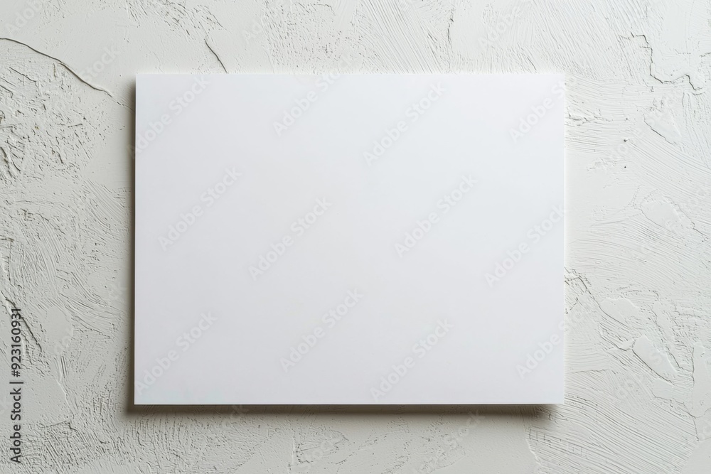 Blank A4 Paper Mockup on Isolated Background created with Generative AI Blank A4 Paper Mockup on Isolated Background created with Generative AI