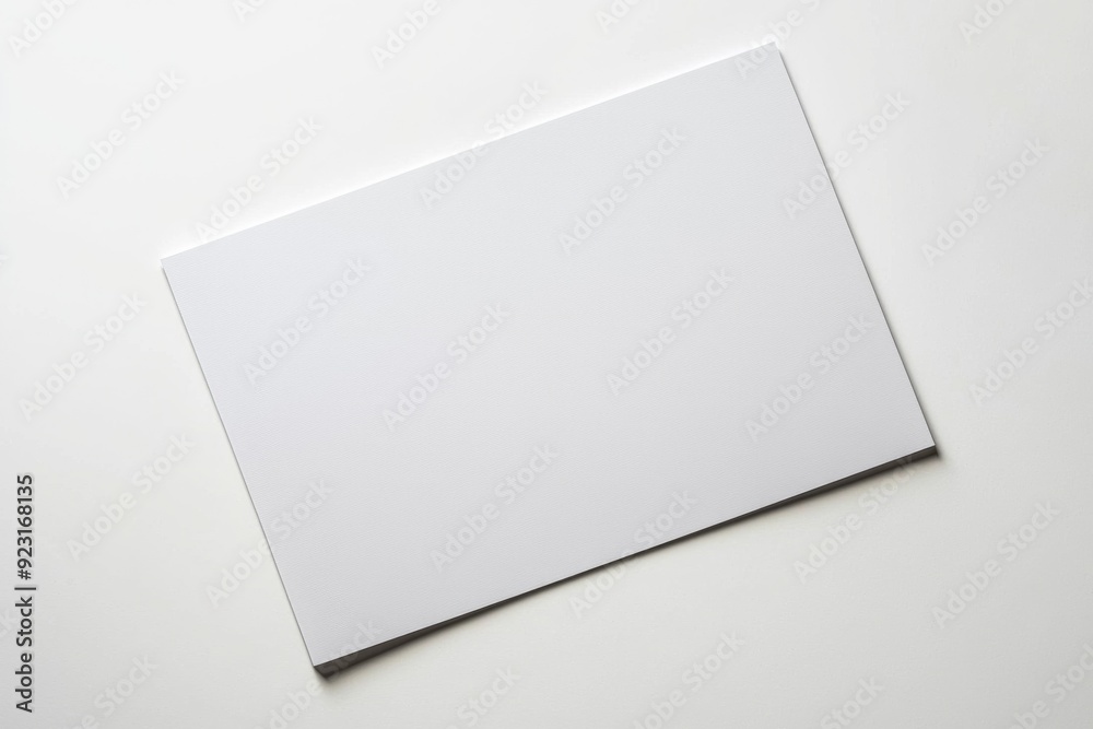 Blank A4 Paper Mockup on Isolated Background created with Generative AI Blank A4 Paper Mockup on Isolated Background created with Generative AI