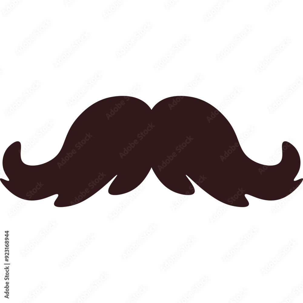 Obraz premium Mustache Flat