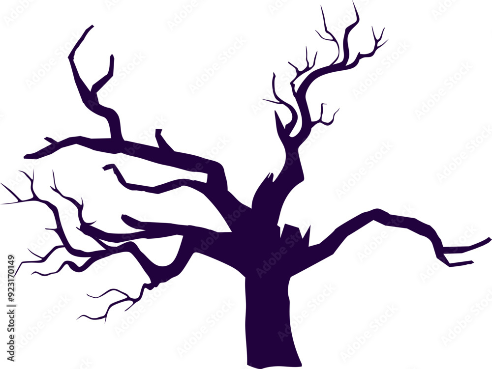 Halloween Tree Silhouette