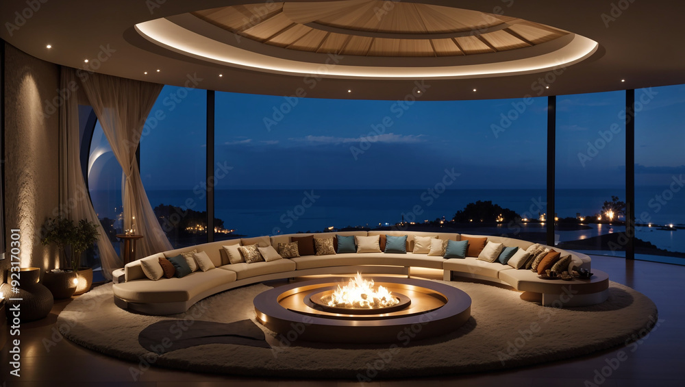 _The_image_shows_a_modern_house_perched_on_a_cliff_over _The_image_shows_a_modern_house_perched_on_a_cliff_over