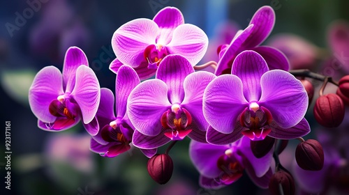 A photo of a blooming orchid