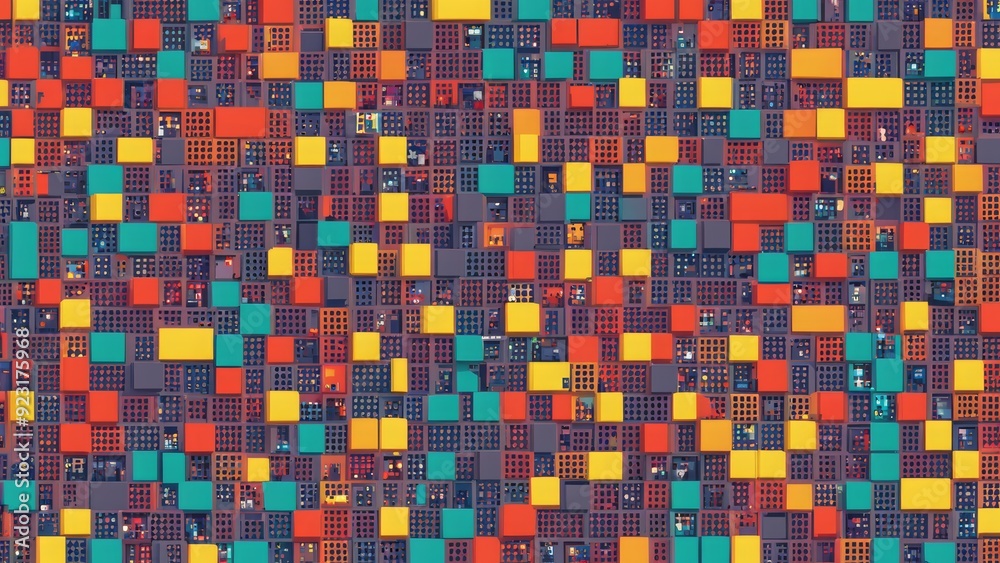 Fototapeta premium game background, pixels