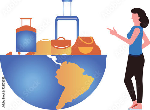 The girl has a global business.
