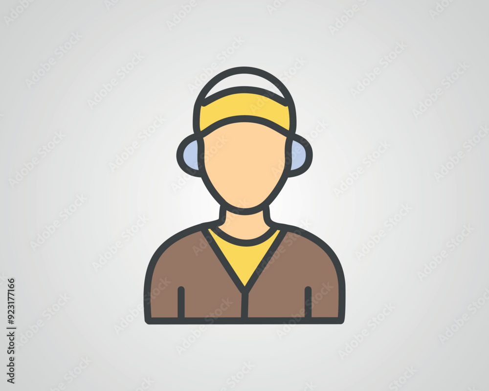 Male Rapper Icon Vector | Dynamic Hip-Hop Artist Character Design Male Rapper Icon Vector | Dynamic Hip-Hop Artist Character Design
