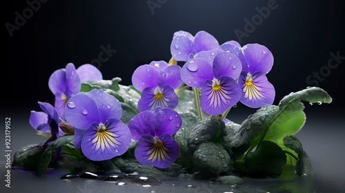 A photo of a bunch of violets